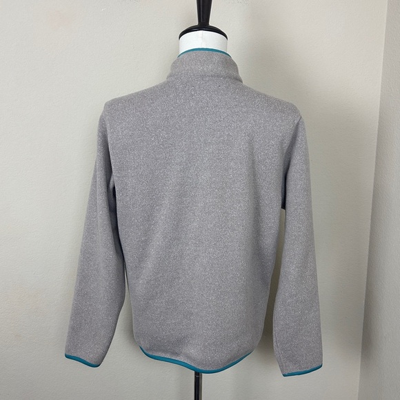 Bonobos Mens Heather Oat Sweater Fleece 1/4 Snap in a size medium. - Picture 5 of 9